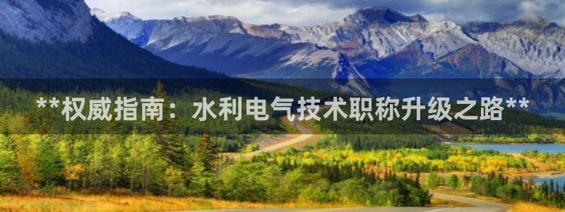 凯发官网|认准kpm：**权威指南：水利电气技术职